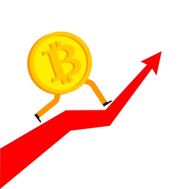 Bitcoin çalışıyor. Kripto para birimlerinin değerini arttır. Elektronik para satış büyüme oranını artırır