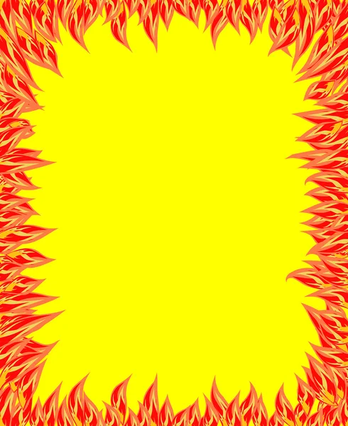 Flamme de feu, motif de feu — Image vectorielle