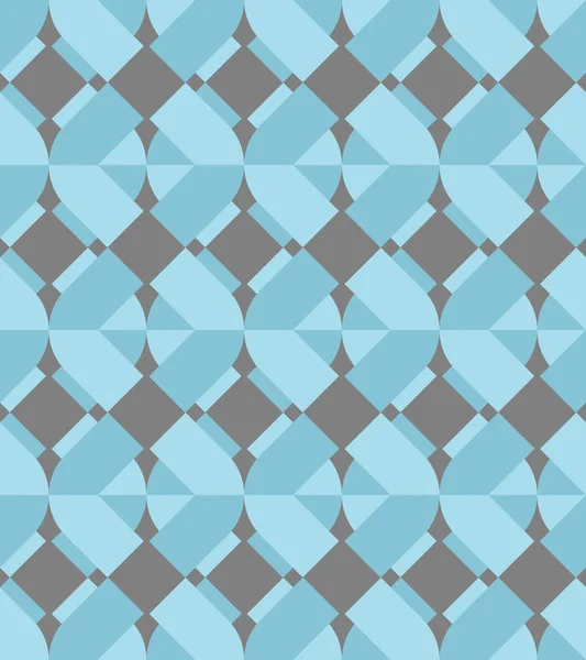 Motif géométrique ornemental sans couture — Image vectorielle
