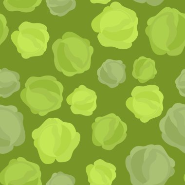 Lahana seamless modeli. Sebze vektör arka plan olgun cabba