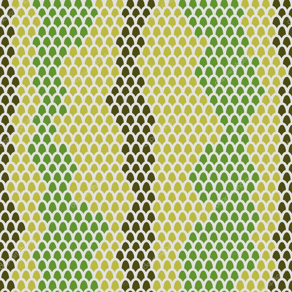 Snake skin seamless pattern. Vector background Leather  reptiles