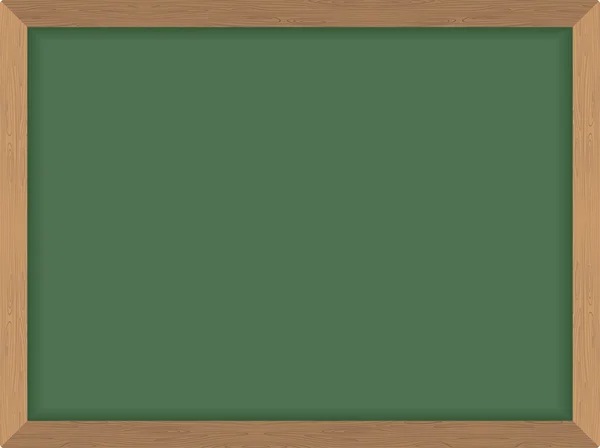 Green School Board. Clean Blackboard. Vector illustration. Acces — 스톡 벡터