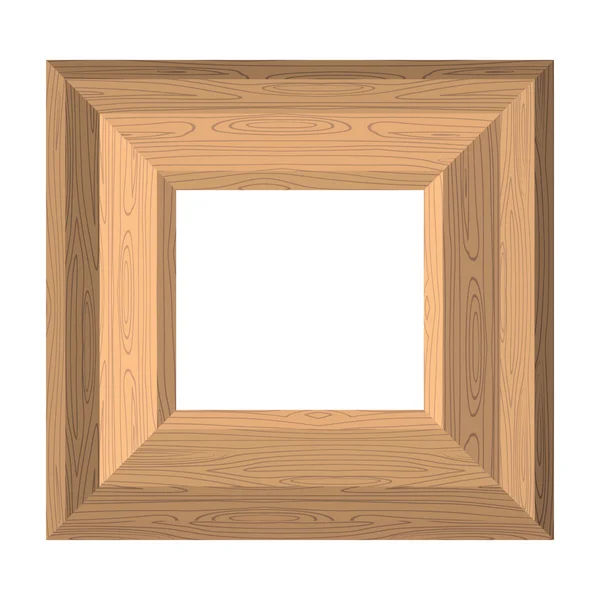 Fotos vacías de marcos anchos de tableros. Textura de madera vectorial — Vector de stock