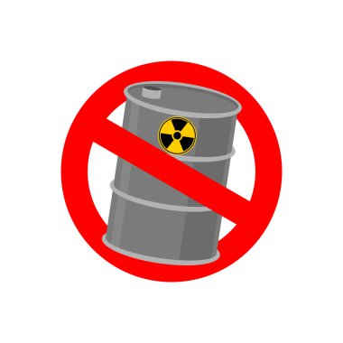 Prohibiting signs Biohazard. Crossed barrel of toxic waste. Vect