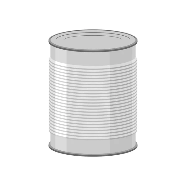 Cans for canned food on white background. Tin vector illustratio — Stock Illustration Cans for canned food on white background. Tin vector illustratio Stock Illustration