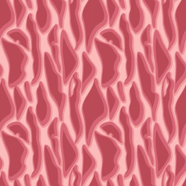 Doku ham, taze et. Vektör arka plan. Seamless modeli 