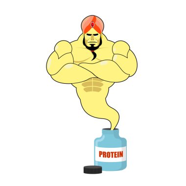Protein strong Genie. Genie departs from banks with sports nutri