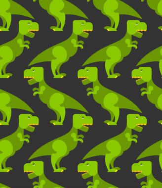 Tyrannosaurus t-rex seamless modeli. Arka plan büyük yeşil p