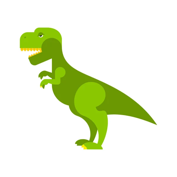 Dinosaurio Tyrannosaurus. Enojado depredador antiguo. Gran reptil Jura — Archivo Imágenes Vectoriales