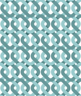 Interweaving seamless pattern. Abstract background of knitted ta