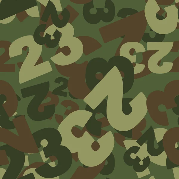 23 February camoflauge. Defenders day military seamless pattern. — Stock vektor