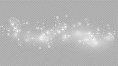 Griye Düşen Kar, Vektör. Noel havası. Arka plan. Parlak ışık efekti. Vektör çizimi. Noel flaşı. toz. 