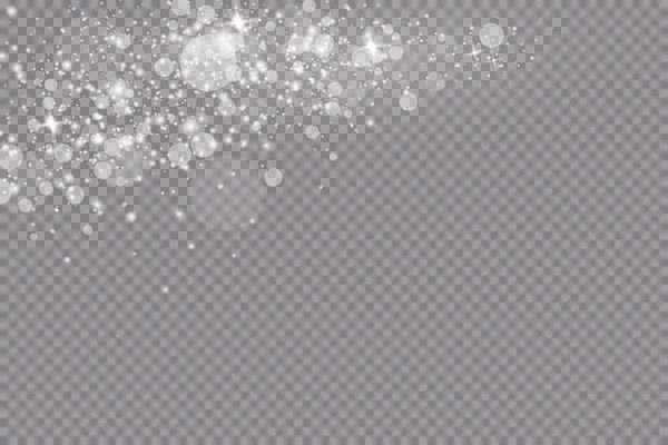 Lichteffekt Vektorillustration Weihnachtsblitz Staub — Stockvektor