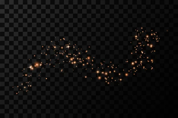 Sneeuw Valt Kerstweer Achtergrond Gloeilamp Effect Vector Illustratie Kerstflits Stof — Stockvector