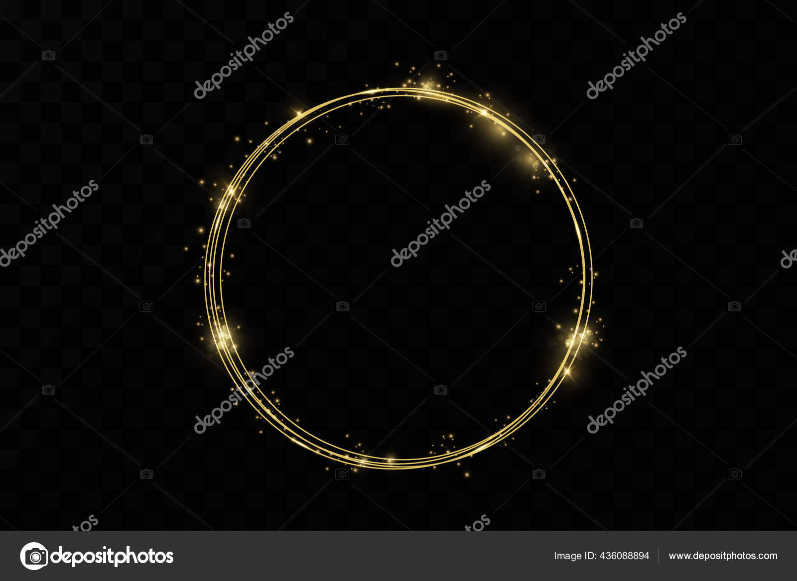 黄金框的文字空白抽象横幅布局金色闪光和闪光效果的背景 图库矢量图像 C Kulinskiy1987 Gmail Com