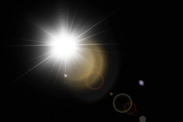 Vector Transparant Zonlicht Speciale Lens Flare Licht Effect — Stockvector