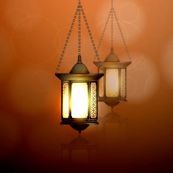 Ramadan kareem lantaarns — Stockvector