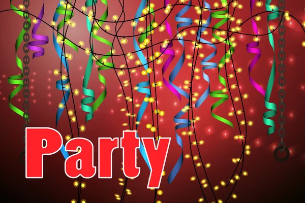 Parti kutlama arka plan — Stok Vektör