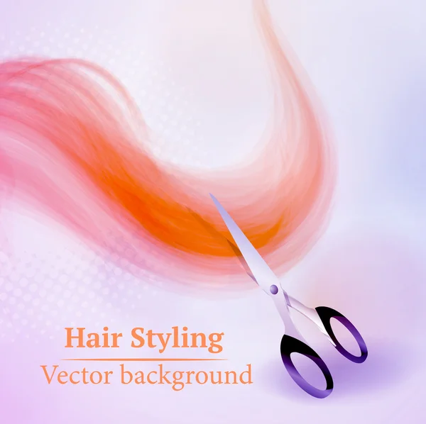 Абстрактні укладання волосся — стоковий вектор