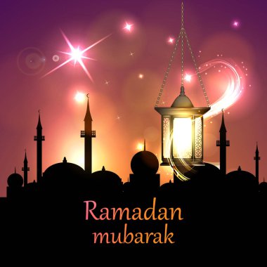 İslam 'da bir tatil kavramının temsilcisi. Ramazan Kareem Feneri.