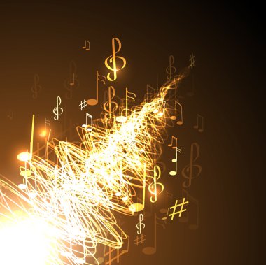 soyut müzik arkaplanı