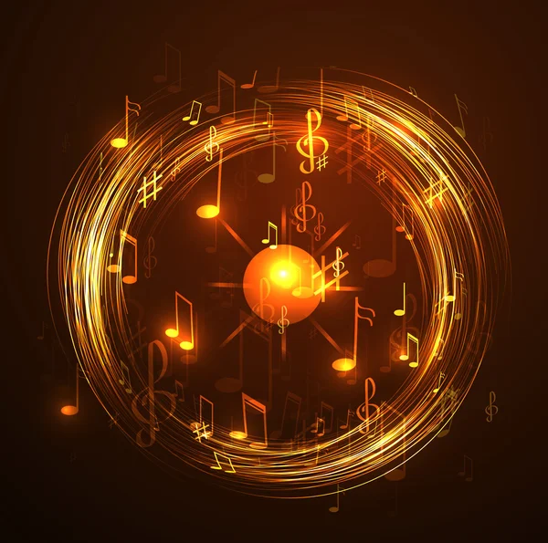 Abstract  music background — Stock Vector