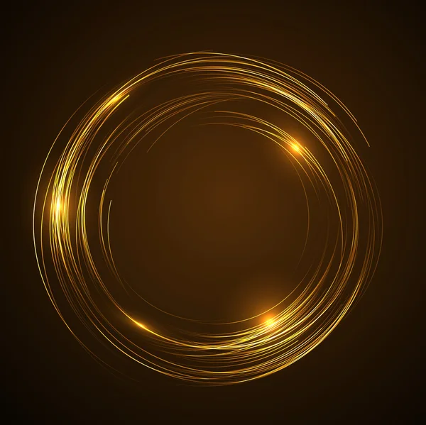 Bannière cercle néon — Image vectorielle