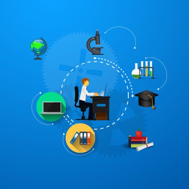 çevrimiçi öğrenme simgeler