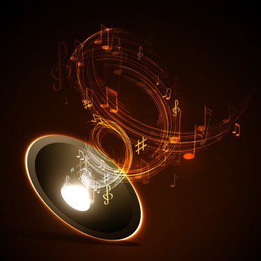 soyut müzik arkaplanı