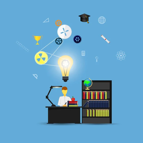 El concepto de educación — Vector de stock