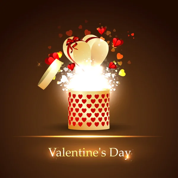 Joyeux Valentines carte illustration — Image vectorielle