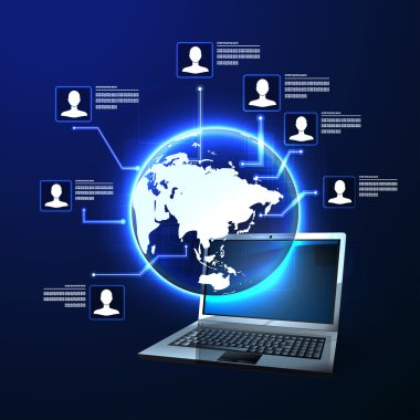 sosyal ağ arka plan