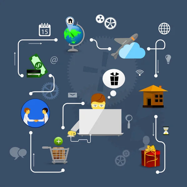 Comercialización imágenes de stock de arte vectorial | Depositphotos Comercialización imágenes de stock de arte vectorial | Depositphotos