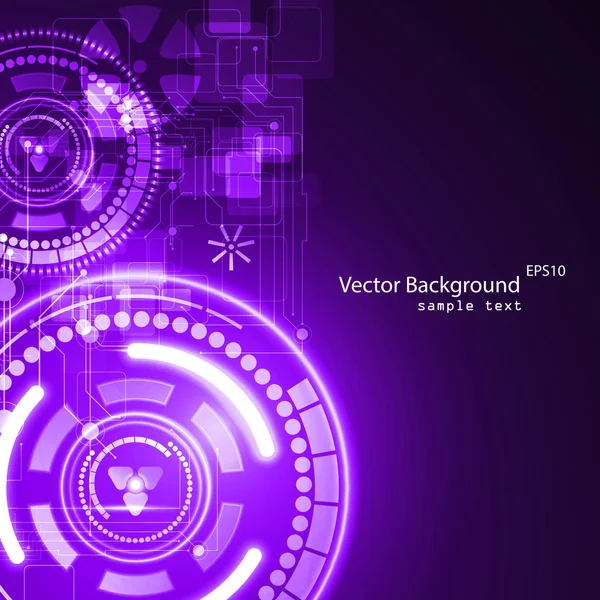 Tecnologia fundo abstrato — Vetor de Stock