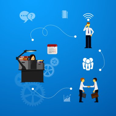 Takım çalışması iş şablonu