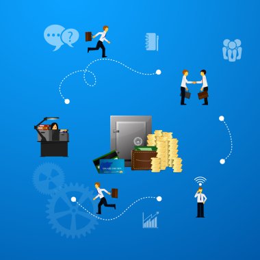 Takım çalışması iş şablonu