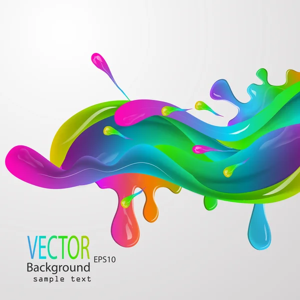 Watercolor, spray, abstract — Stock Vector