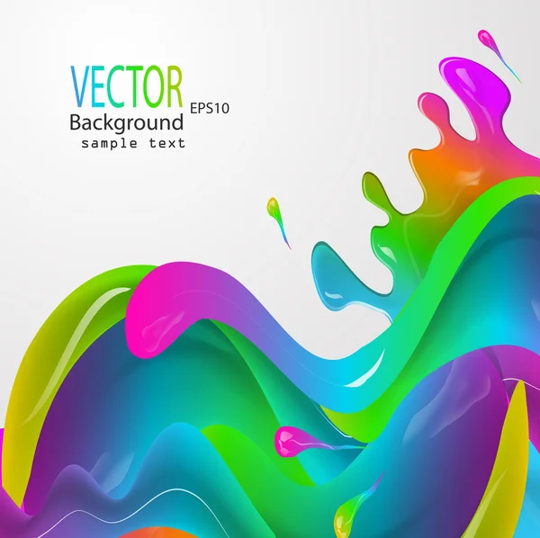 Watercolor, spray, abstract — Stock Vector