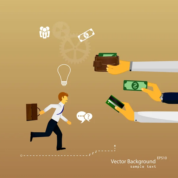 Modelo de infográficos de negócios. S — Vetor de Stock