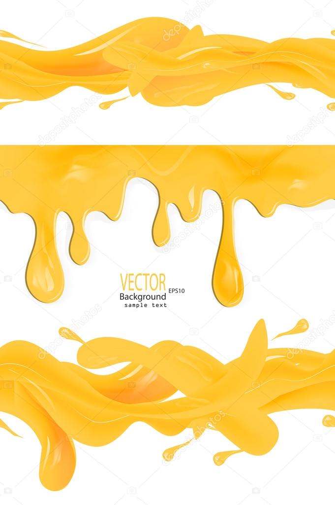  honey drips seamless patterns and blots