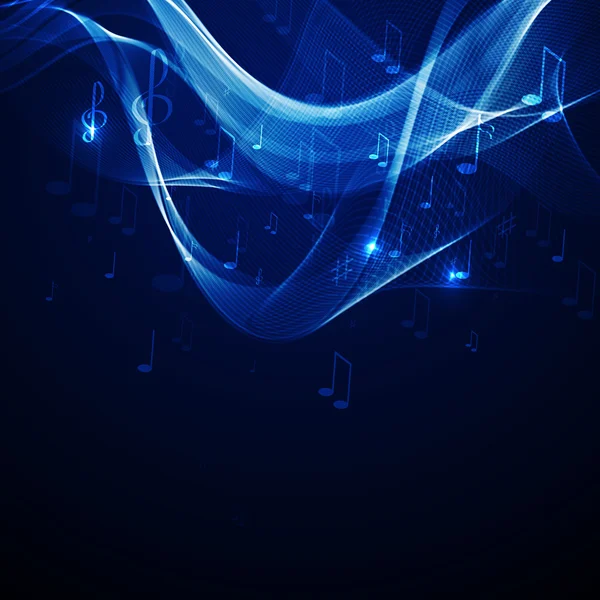 Fond de musique abstraite — Image vectorielle