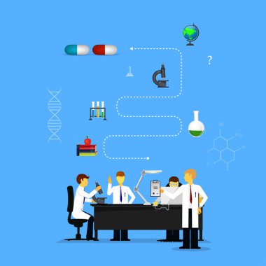 scientists in laboratory conducting research