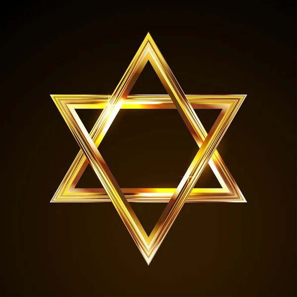 Bright star of David — Wektor stockowy