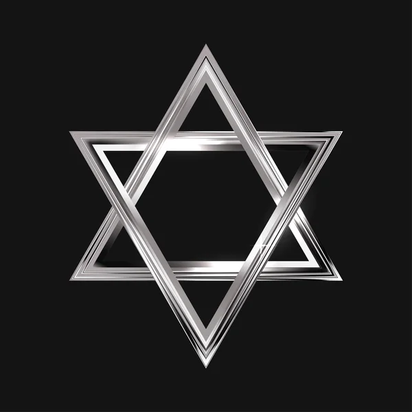 Bright star of David — Stockvector