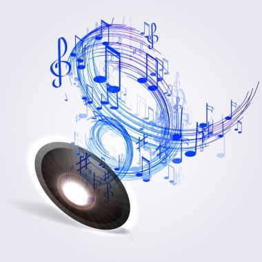 müzik arka plan tasarımı