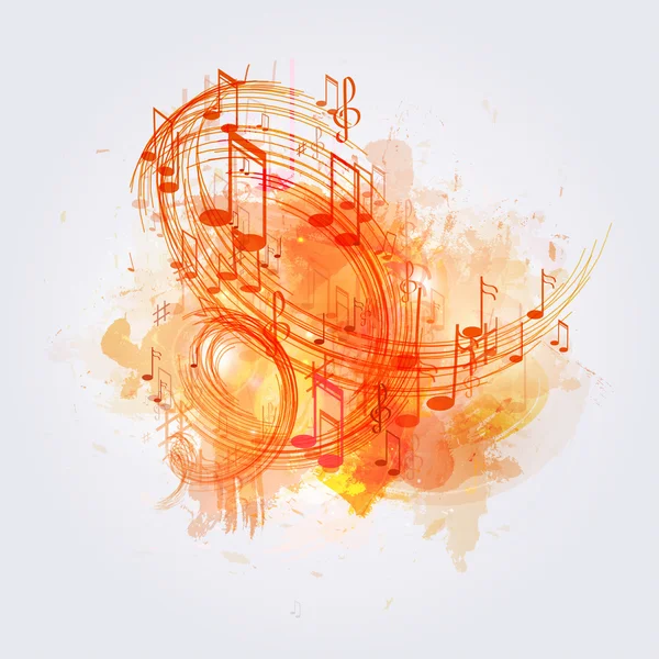 Music grunge background — Stock Vector