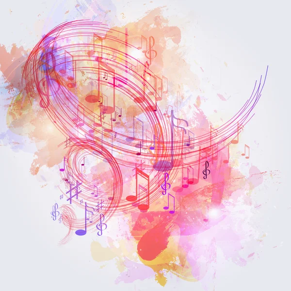 Music grunge background — Stock Vector