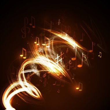 soyut müzik arkaplanı