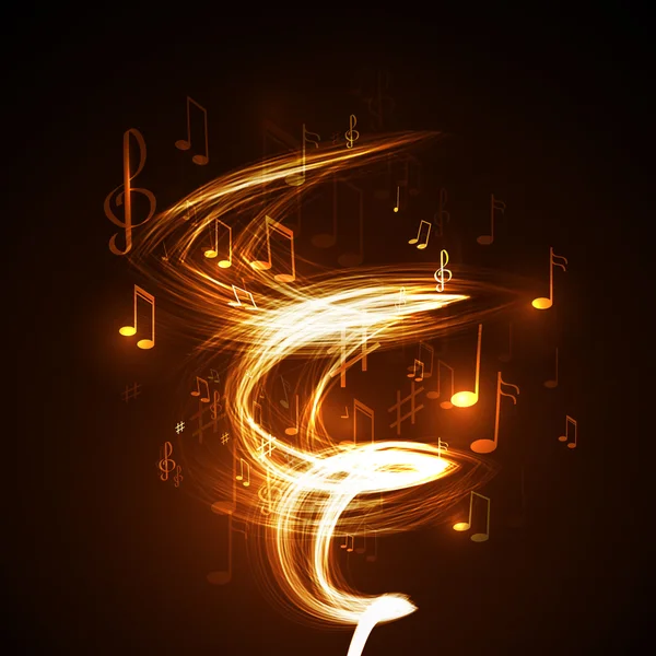 Fond de musique abstraite — Image vectorielle