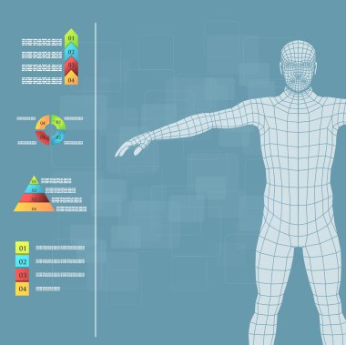 İnsan vücudu şematik açıklaması